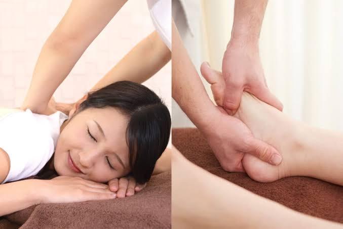 もみほぐし+足つぼ75分