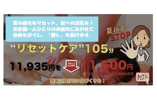 残暑SP「リセットケア」105分