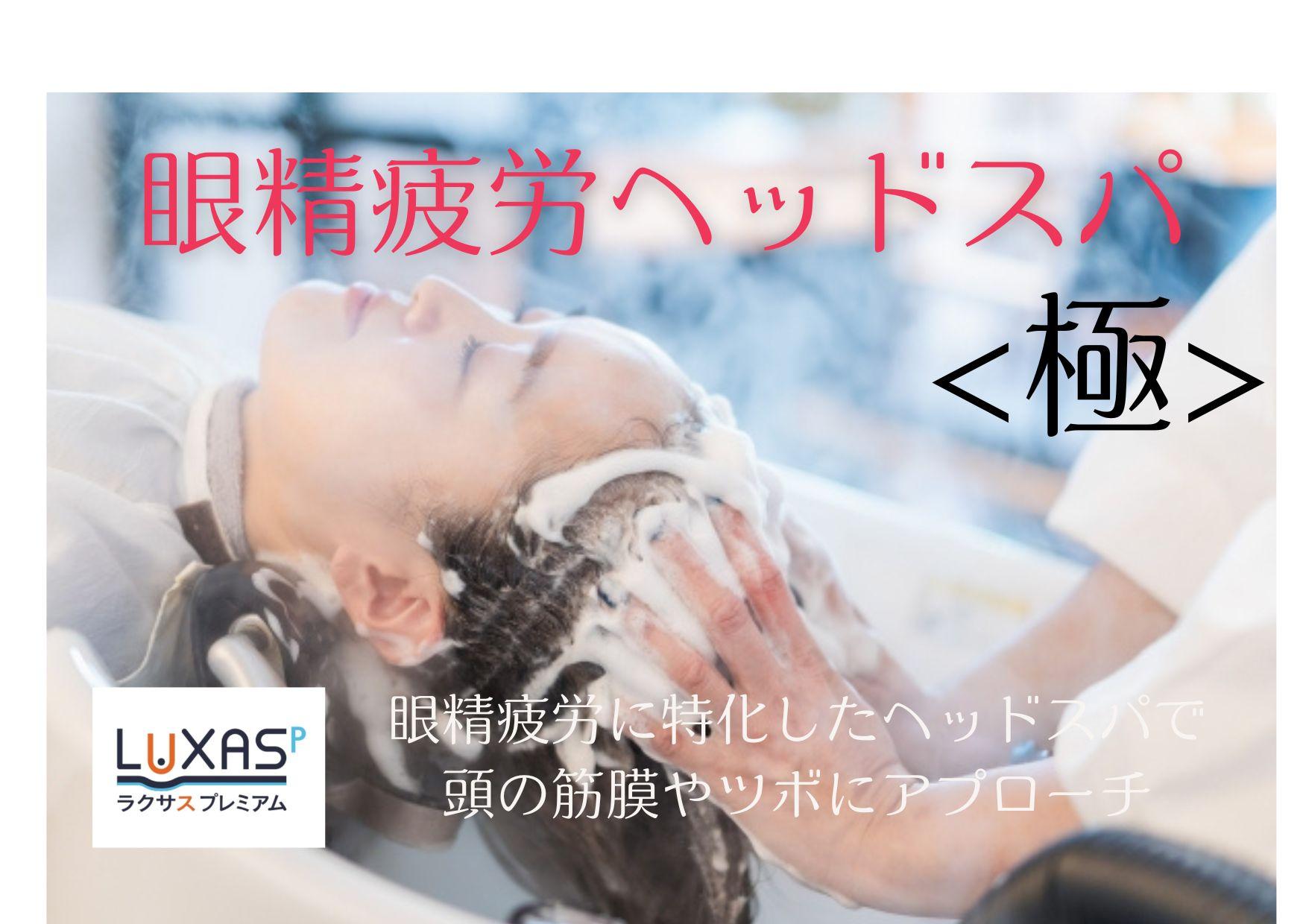 極・眼精疲労回復ヘッドスパ