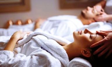 Facial lymohatic flow massage & Dry Head Spa