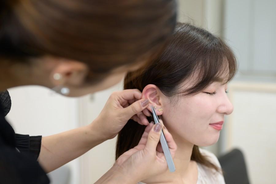 【つらい首肩こり・頭痛・睡眠悩みに】耳ツボジュエリー(両耳)10粒★