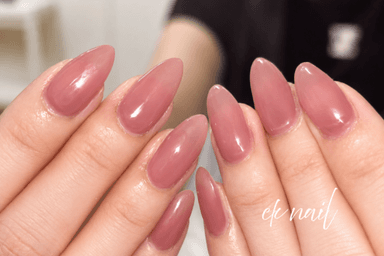【ちゅるん】ニュアンス系personalワンカラー＋ネイルオイルプレゼント 55分