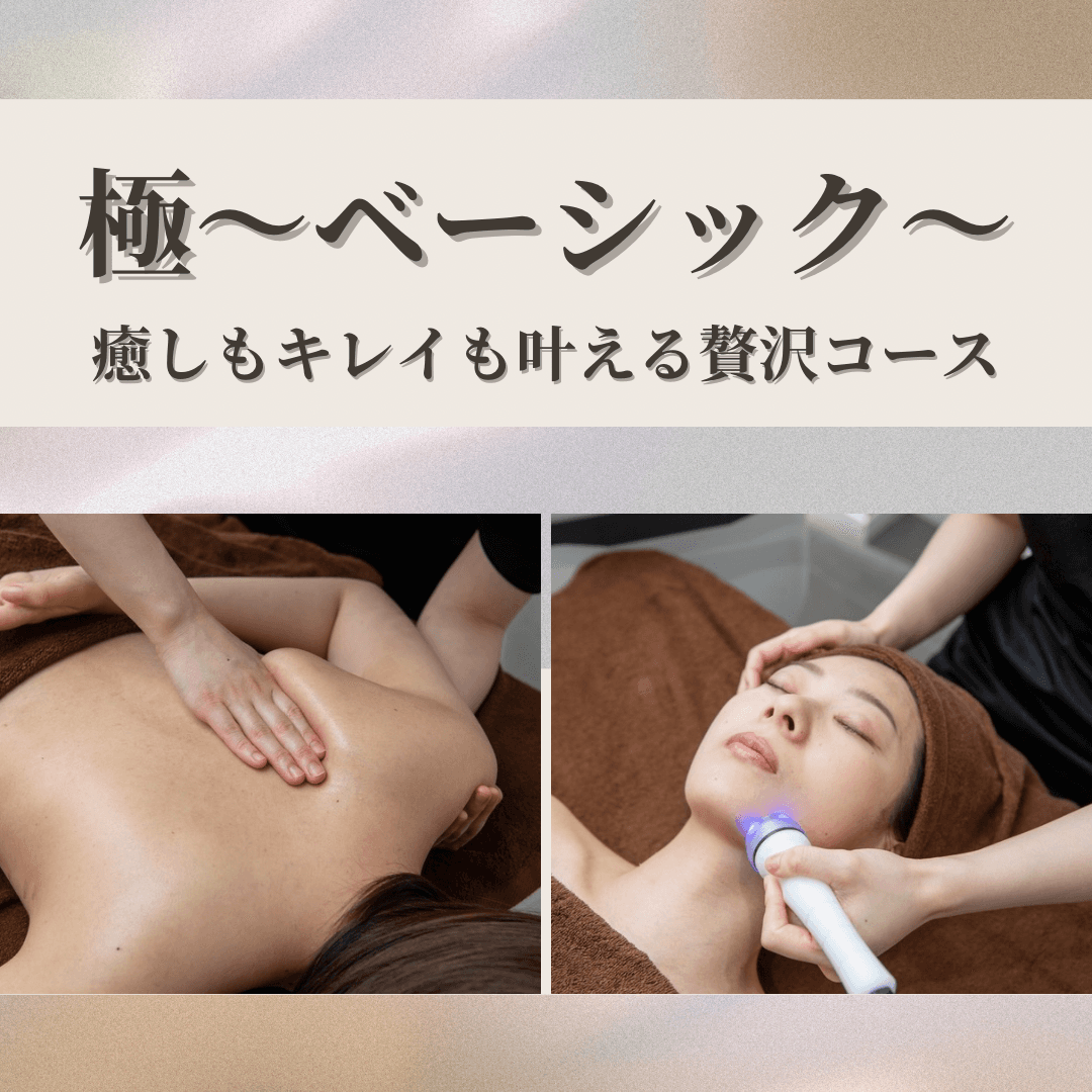 人気No.1★極KIWAMI ベーシック～癒しもキレイも同時に叶う～ 通常18000円→