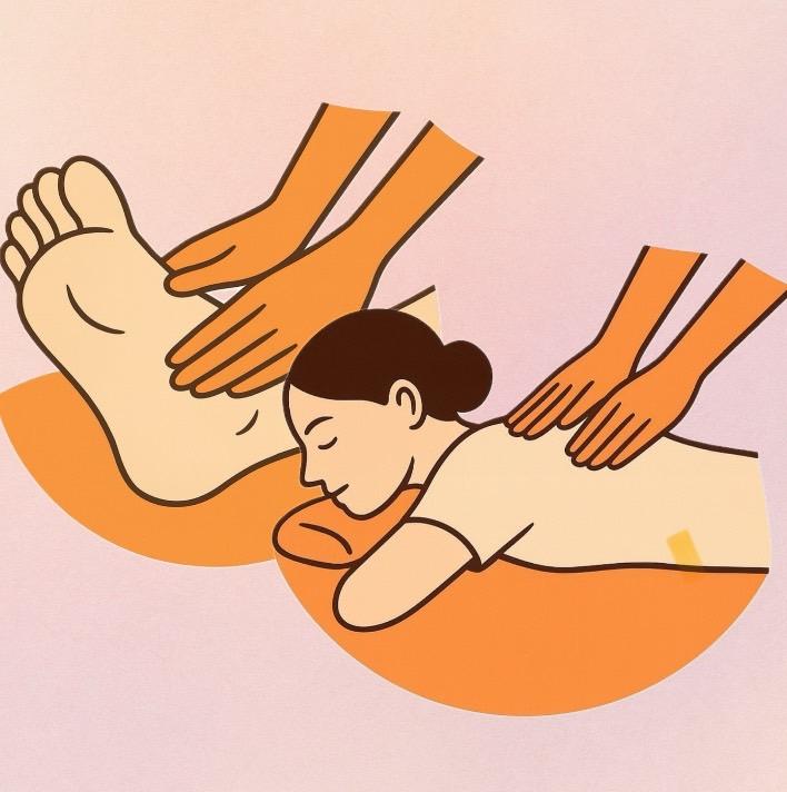 ボディケア60分＋フットケア45分