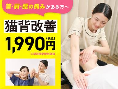 ☆新規限定☆【不調・猫背改善！】首肩腰の痛みが気になる方へ￥6080→¥1990