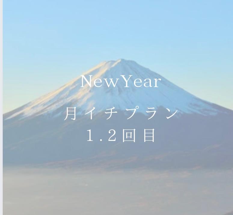 ①ニューイヤー月イチプラン1.2回目