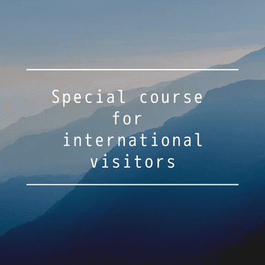 Special course for international visitors