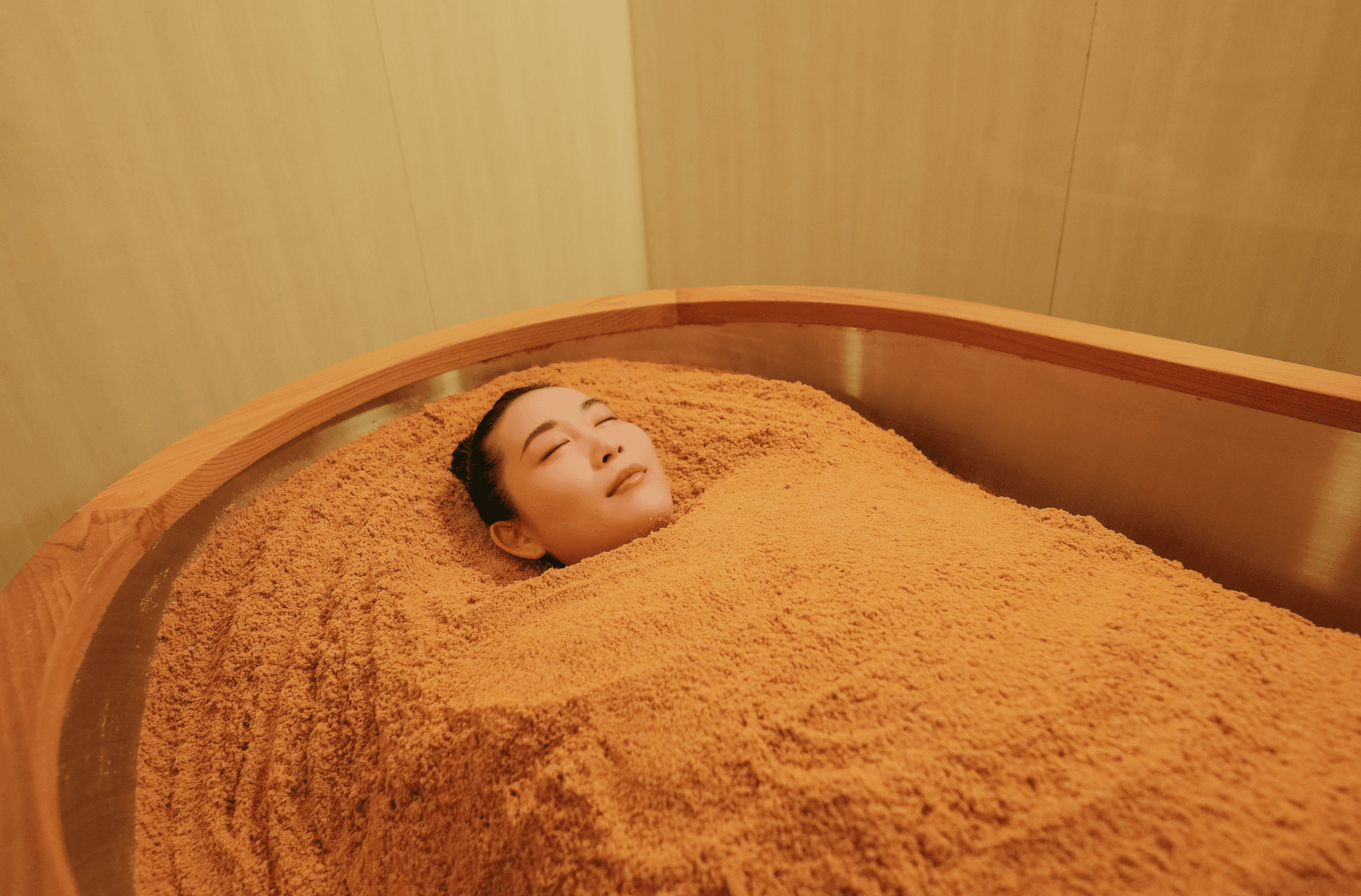 【究極デトックス・疲労回復】湯治木浴＋眼精ほっこりパック2回分付き