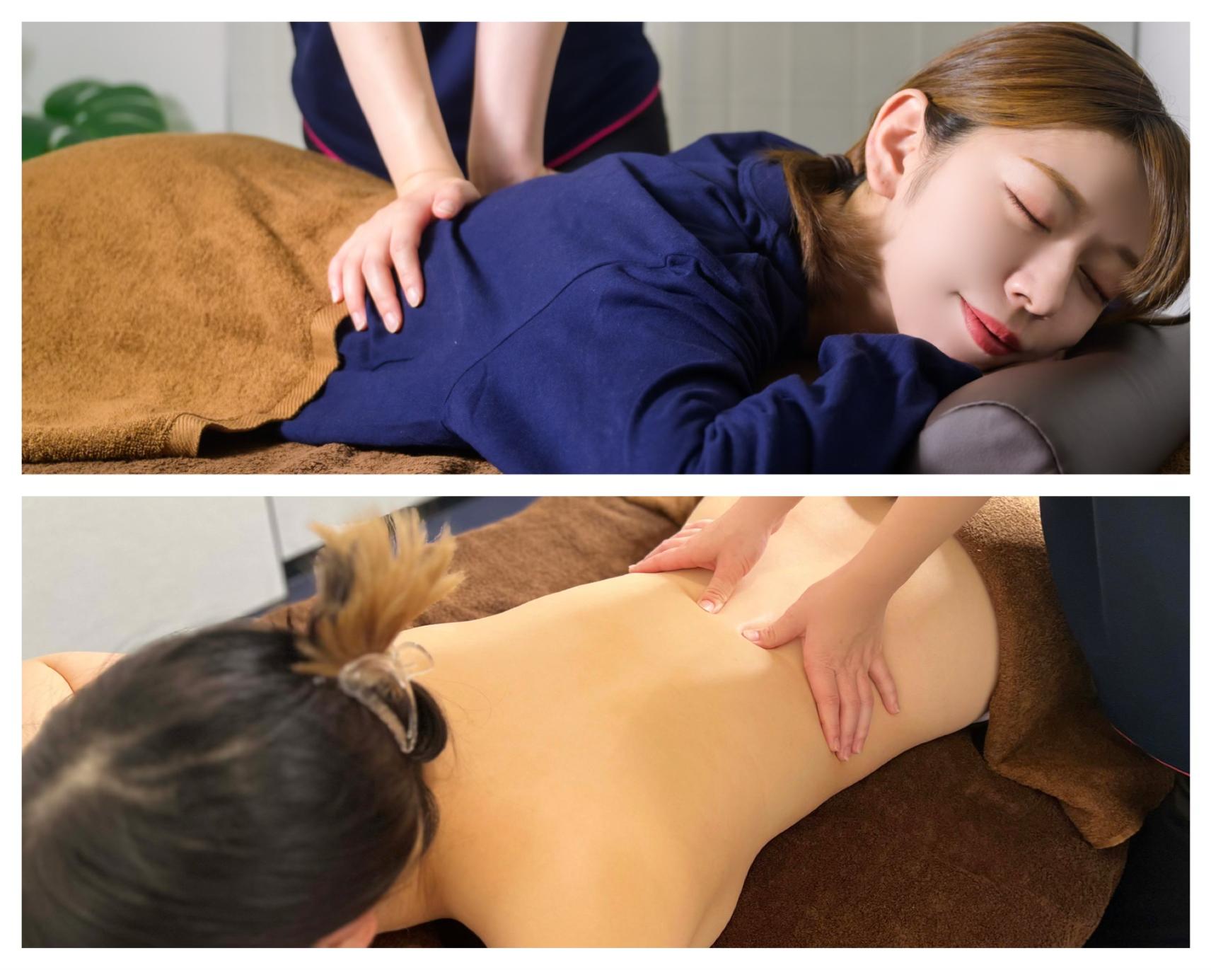 もみほぐし30分＋オイルマッサージ90分