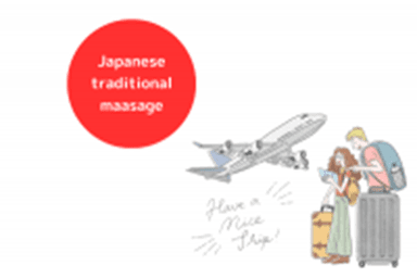 Japanese Traditional massage (shiatsu/anma)　50min