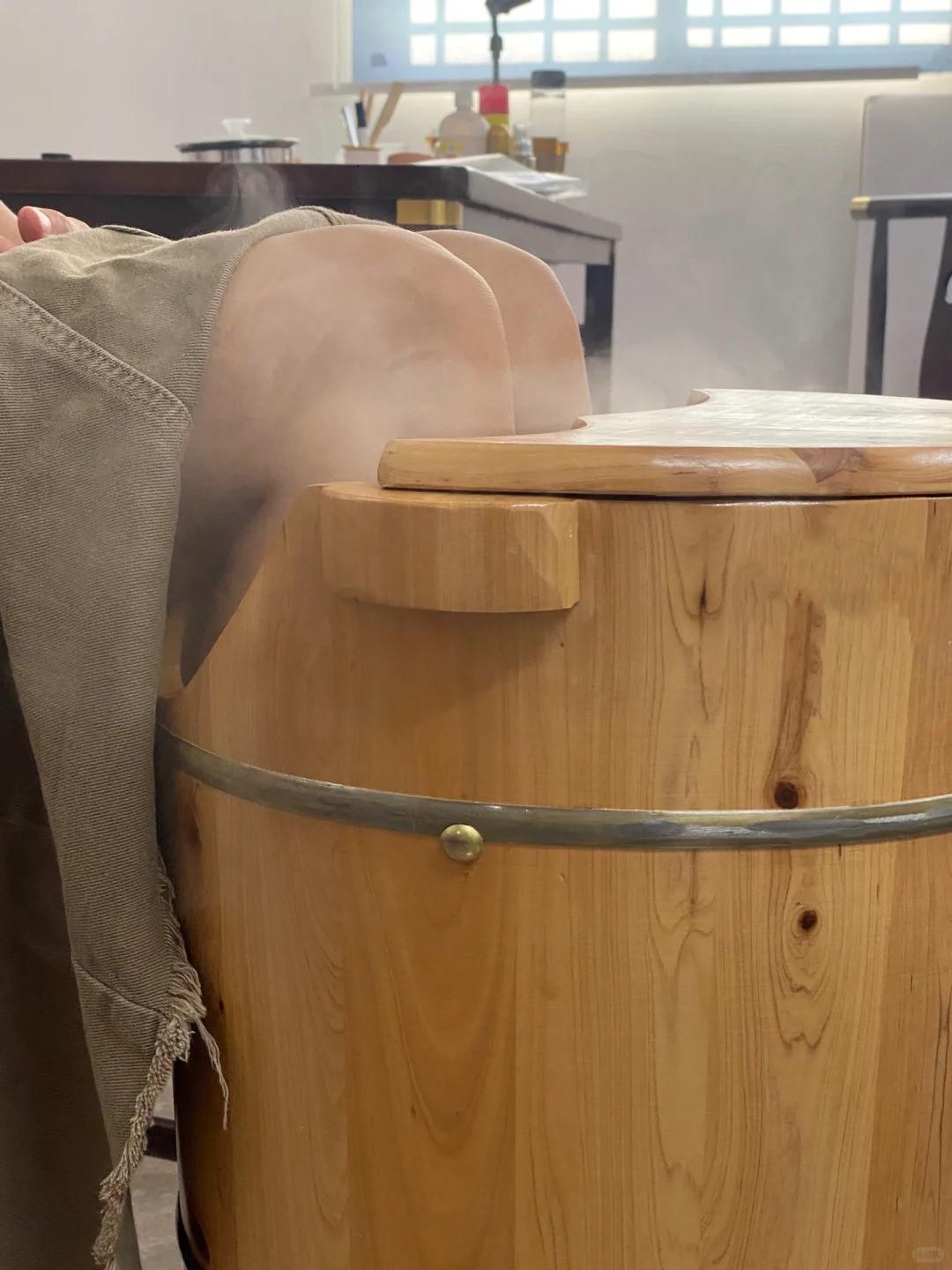 漢方蒸し桶15分＋足マッサージ45分