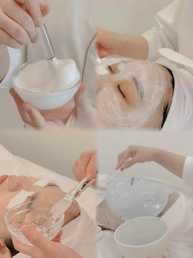 【フェイシャル】小顔・透明肌・無菌スチーム・保湿美白コース　40分