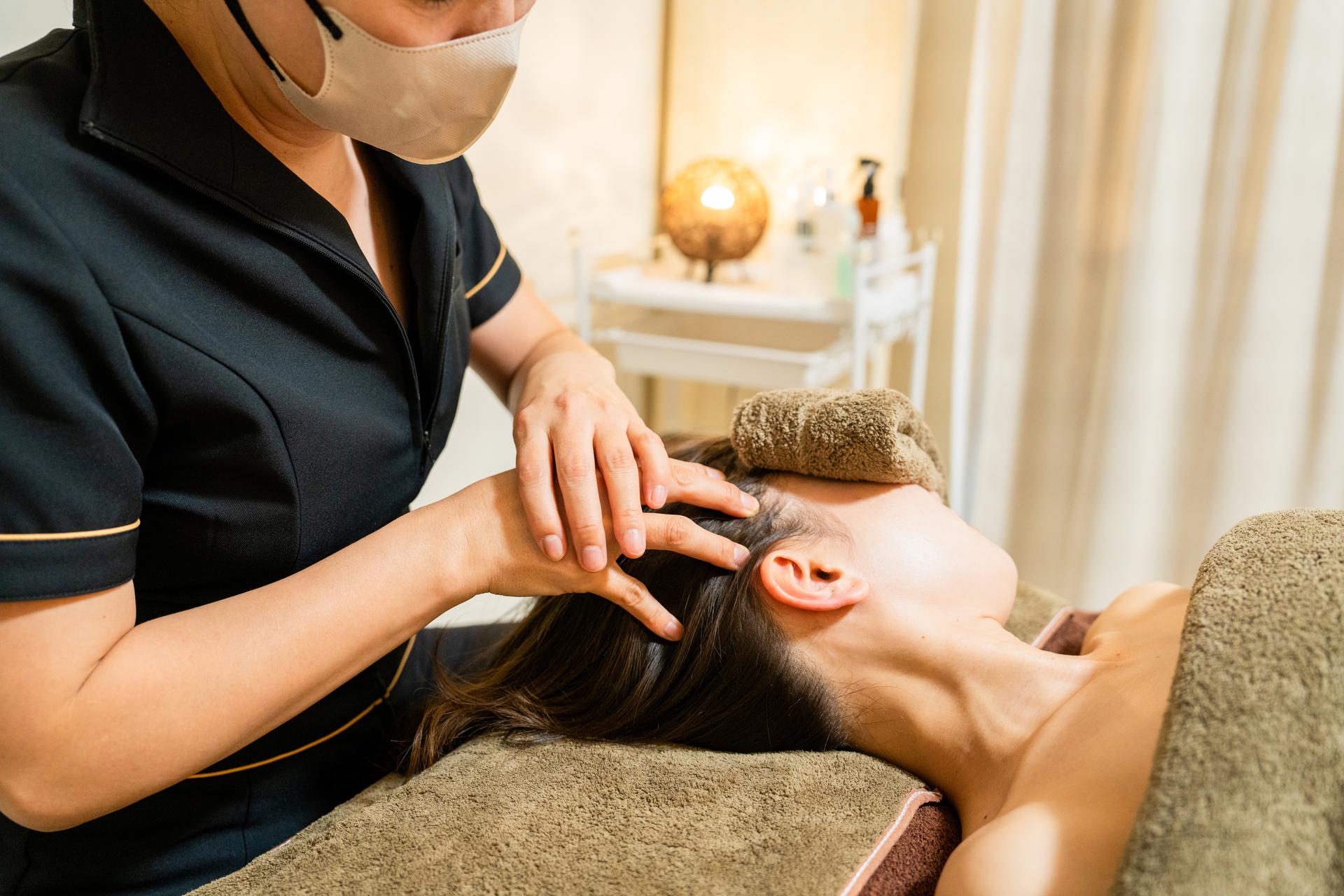 【ヘッドスパ40分】快眠☆頭・目・首・肩スッキリ！脳疲労解消！