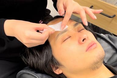【男性】眉毛WAX脱毛＋ノーズWAX脱毛 70分