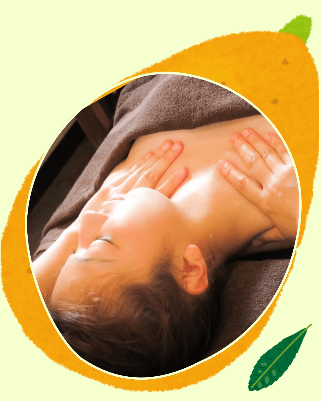 【全員OK】ぽかぽか全身オイルケア☆びわの葉温浴付き☆ 100分