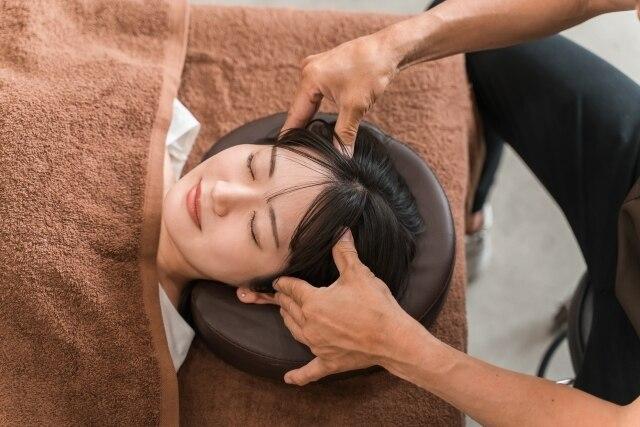 	眼精疲労リセット｜ドライヘッドスパ60分 ￥5500（新規）