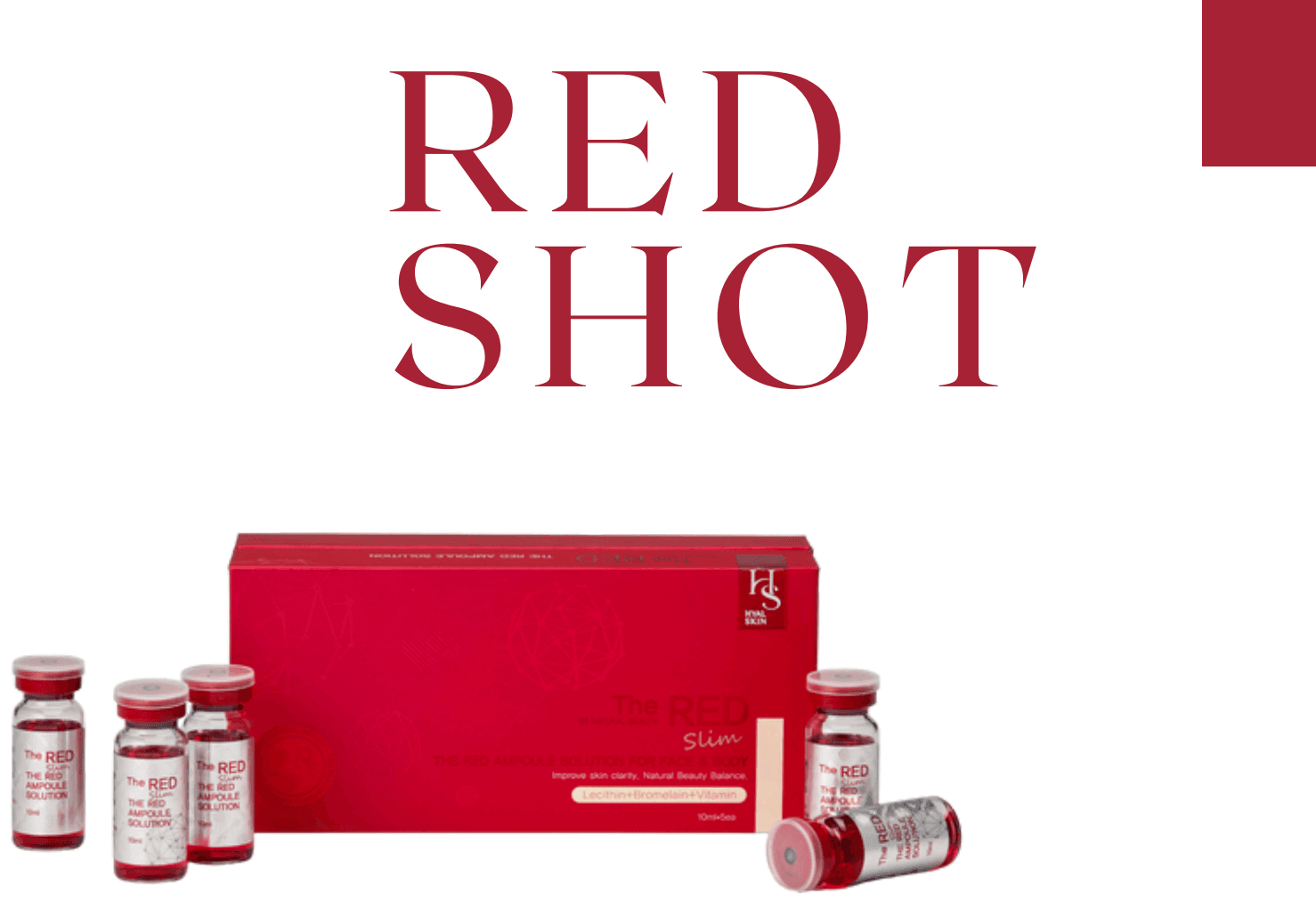 RED SHOTボディorフェイスライン