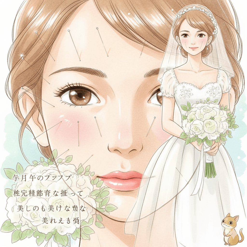 【新規限定】美容鍼×イオン導入×トリートメントのトリプルアプローチ最上級ブライダルエステ鍼通常料金32,500