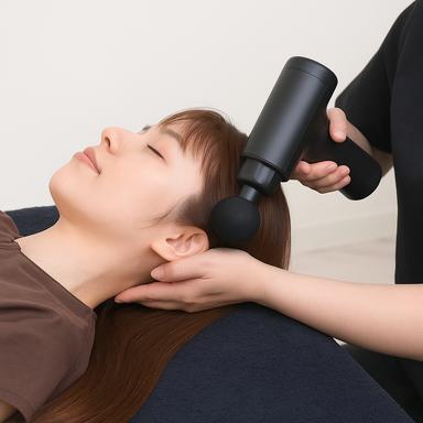 《脳から緩む》深層ヘッドアプローチ（マッサージガン＋手技） 30分(着替え＋カウンセリング込み)