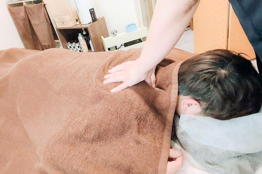 もみほぐし70分ヘッドケア10分付き