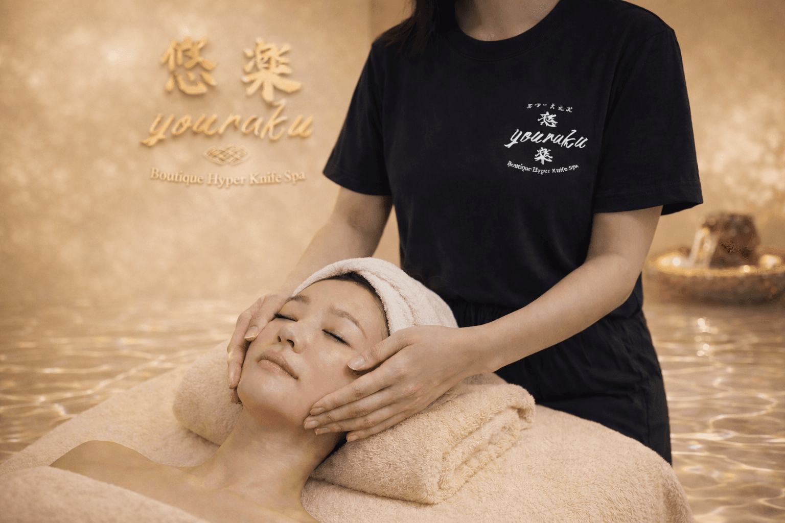 【顔のこわばり筋を徹底集中】デコルテ・フェイスラインケア＋石膏パック60分