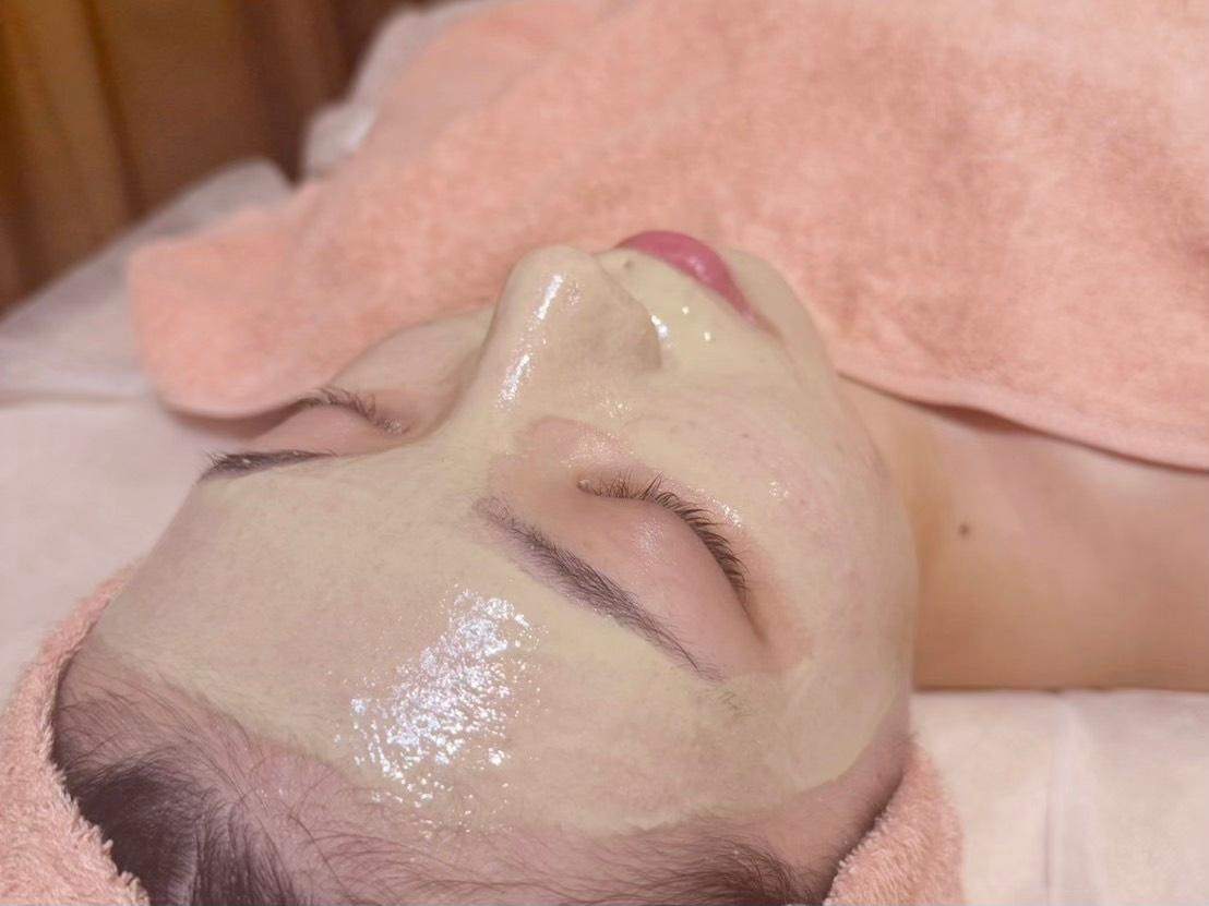 【卒業/入学式★パパ・ママ応援】毛穴洗浄/ハーブで叶う美肌コース30分¥3,300