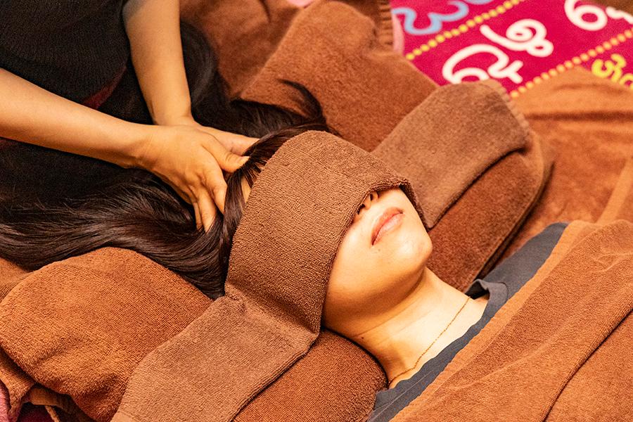 ドライヘッドスパ ※足湯・サービスティー付 40分