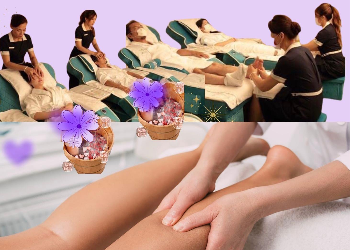 足湯→脚の疲れ・むくみ解消★ヘッドマッサージ付き★頭部を丁寧にケアスッキリ★ 15分3000円⇒2000円