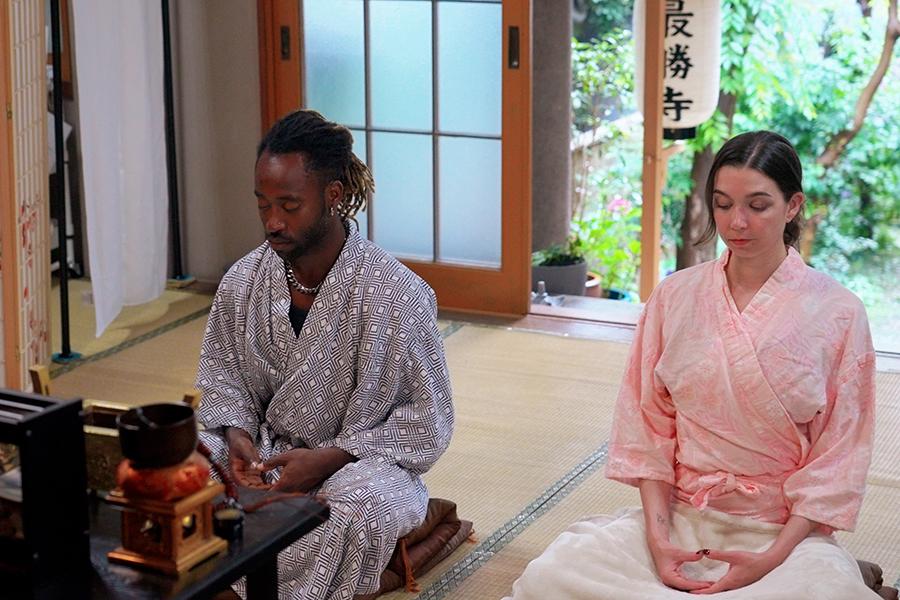 座禅(アロママッサージ・フェイシャル・抹茶体験付き) 180分