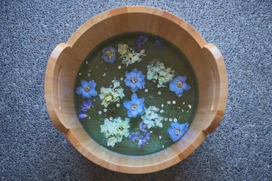 【鎌倉別邸限定の足湯カフェ】選べるドリンクとお茶菓子付き・15分
