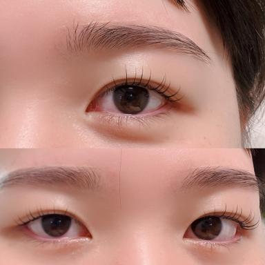 【セット】上まつ毛パーマ＋眉パーマ＋眉スタイリング＋眉額WAX(間引き付) 