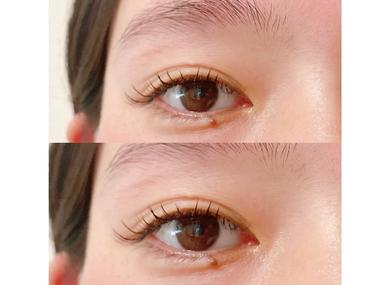 LEDまつ毛エクステ フラットラッシュ100本 90分