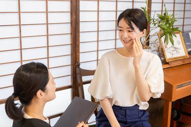 【無料徹底カウンセリング付き】お肌悩み相談＋フェイシャル 90分