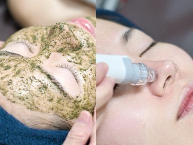 【新規限定】人気No1【発光ツヤ透明肌★】毛穴洗浄×ハーブピーリング×美容液50分通常料金17,600円