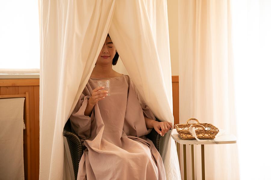 《毒素出しよもぎ蒸し》漢方&ハーブを体調別にブレンド♪ 60分