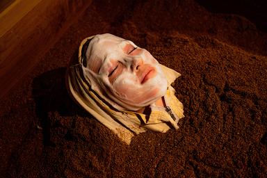 【全員OK】【リピーター様・酵素浴】ー新月ー疲労解消入浴(お顔ほっこりパック付) 20分