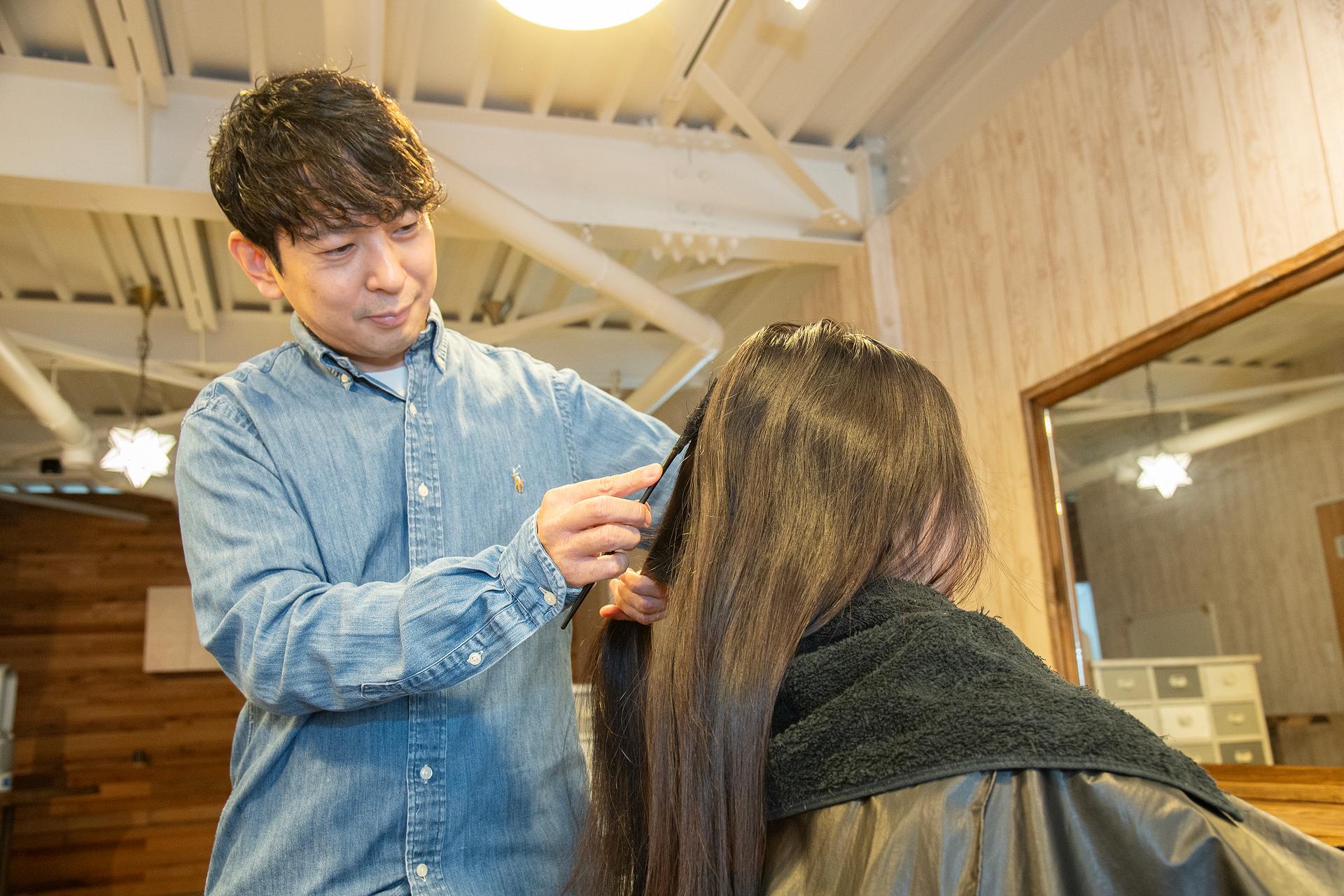 カットパーマ★トリートメント付き(シャンプー・ブロー込み) 135分