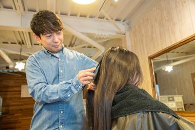 カットパーマ★トリートメント付き(シャンプー・ブロー込み) 135分