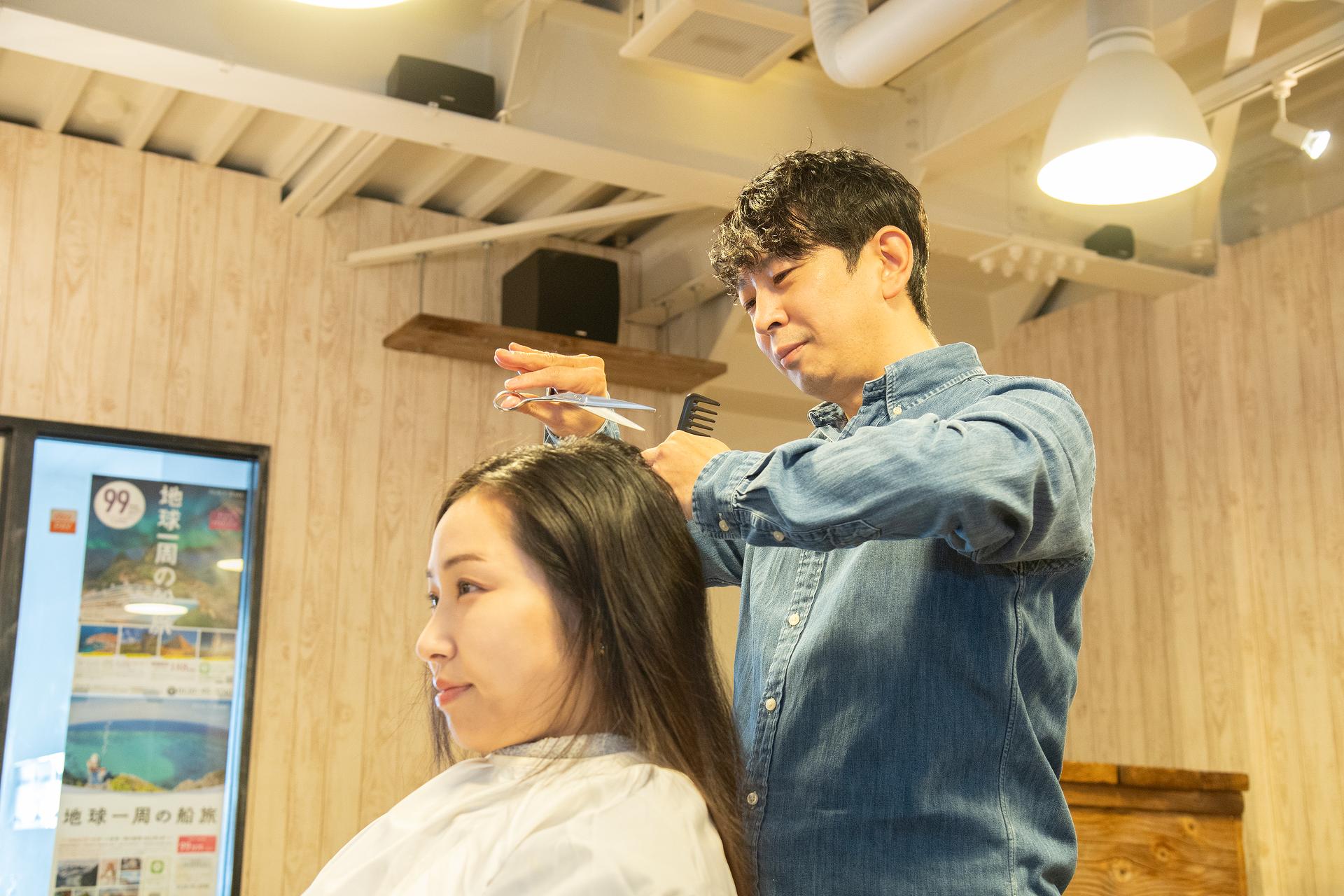 カット(シャンプーブロー込み) 75分