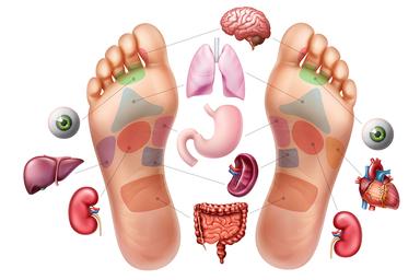 組み合わせコース(足湯+足ツボ+ふくらはぎマッサージ+頭+肩) 60分