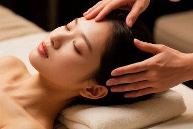 ドライヘッドマッサージ (頭〜首)  30分