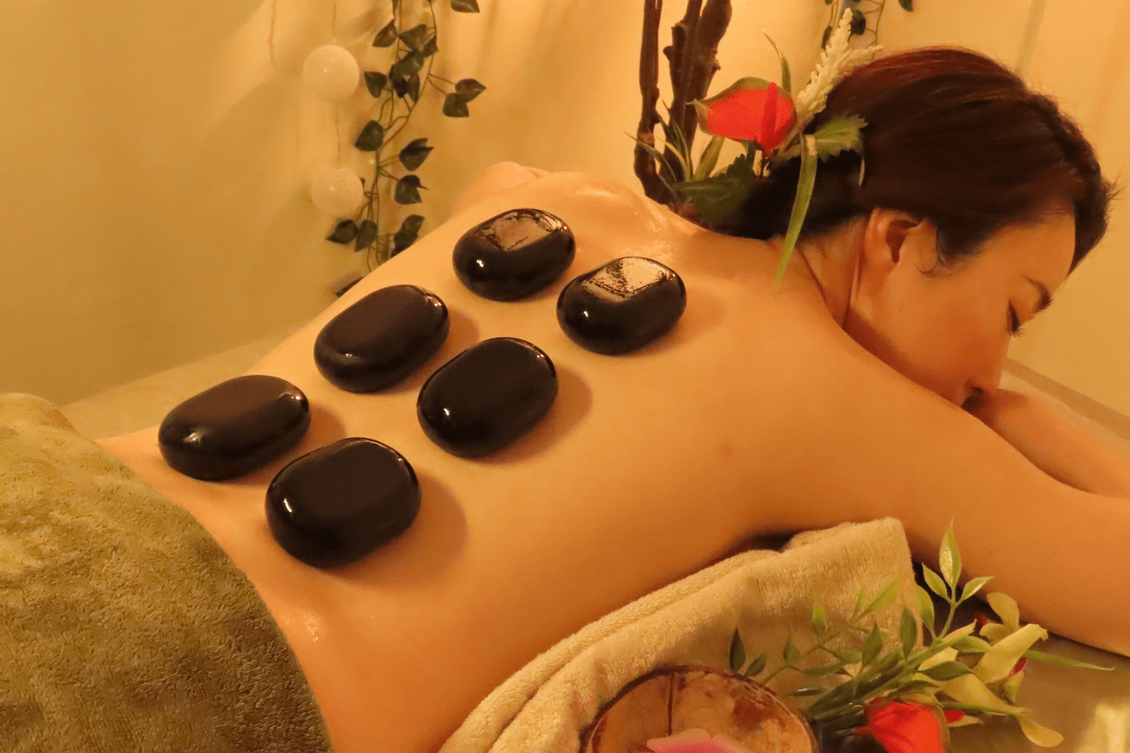 贅沢温活でポカポカ♪ホットストーン120分