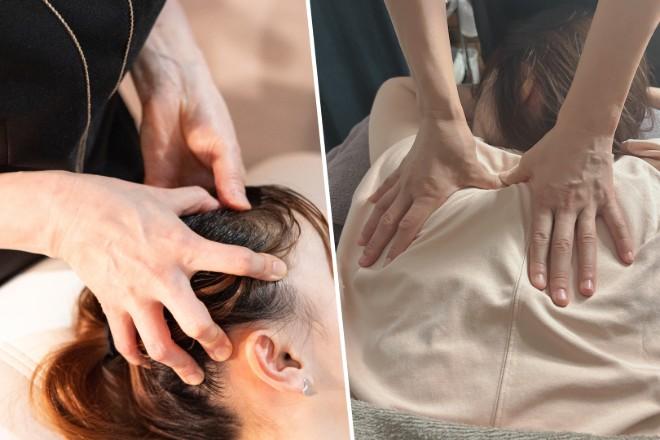 極上ドライヘッドスパ+もみほぐし 80分