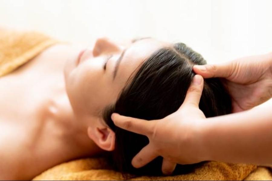 下半身アロマオイルマッサージ＋ドライヘッドスパ付き 40分