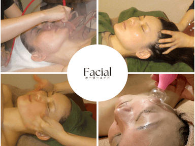 【新規限定】【フェイシャル】贅沢ケアオーダーメイド(ヘッド付) 90分 通常料金11,000円