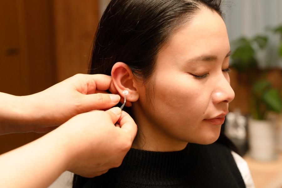 【美容温活フルセット】ハーブテント30分×ヘッドスパ30分×耳ツボジュエリー30分