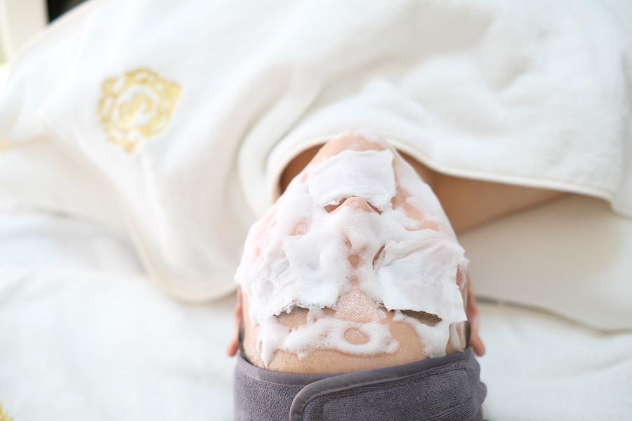 【新規限定】《Face》幹細胞由来 極み肌改善 コース (RE L’ABEAUTE使用＆神炭酸泡パック付) 65分 