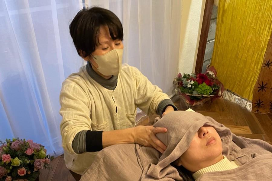 フェイスセラピー(肩首頭含む) 40分