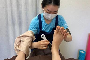 足の角質ケア 30分