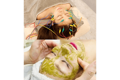 電気美容鍼＋ハーブピーリング＋EMS高周波ハイパーパルス  90分